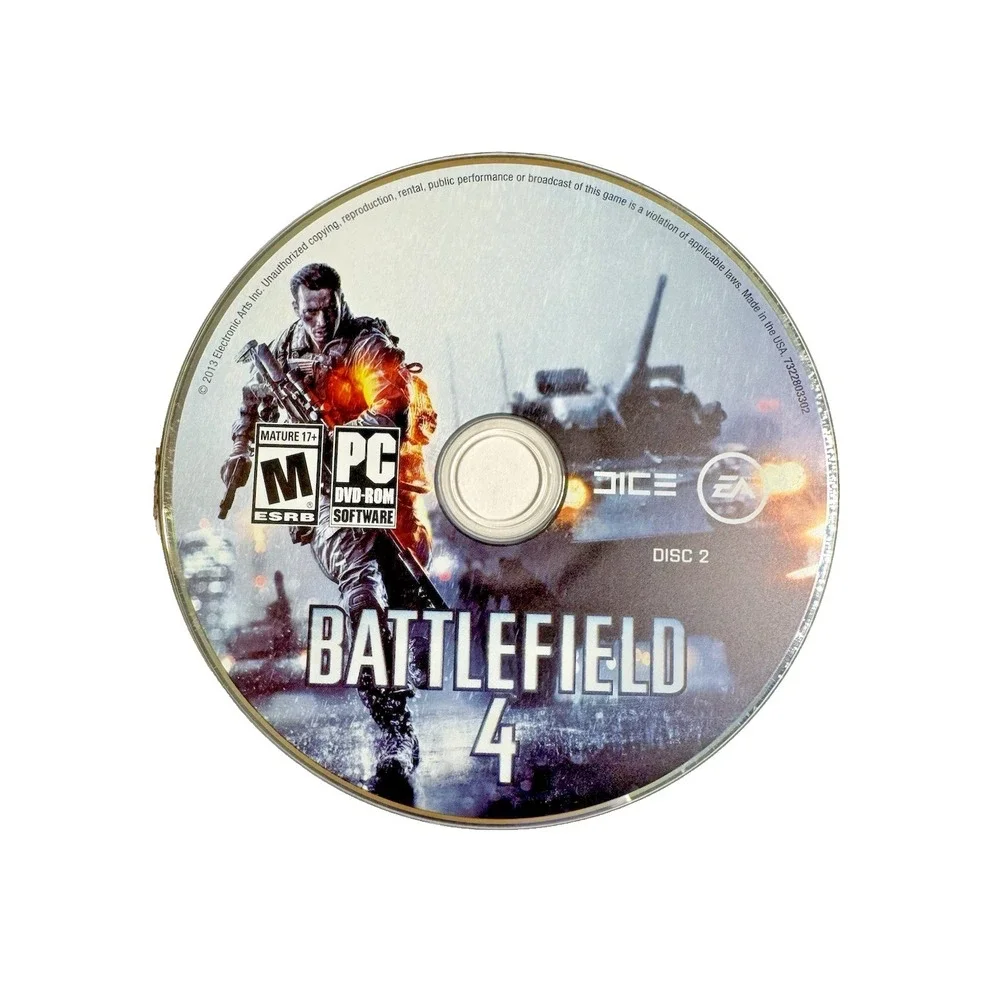 Battlefield 4 With China Rising Expansion Pack PC Disc 2 & 3 ONLY PC Game 2013